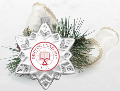 RFSJ Glass Snowflake Ornament
