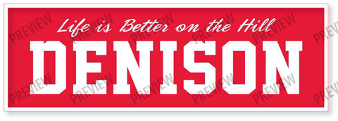 Banner "Life is Better on the Hill"-gifts-flags-Shop Denison