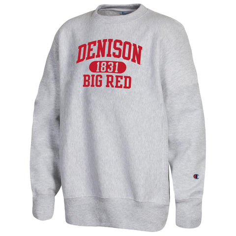 Youth Reverse Weave Crew Neck Sweatshirt-youth-apparel-Shop Denison