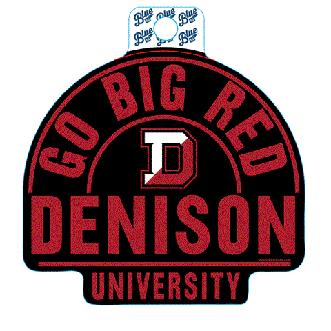 Go Big Red Denison University Sticker