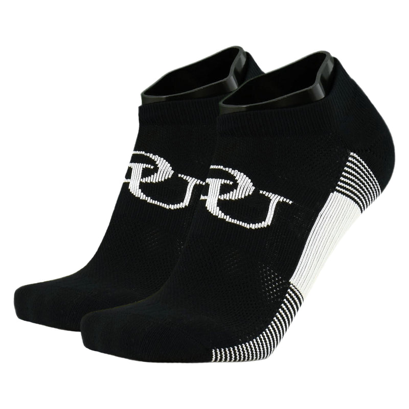 Load image into Gallery viewer, The Runner No-Show Black &amp; White Socks
