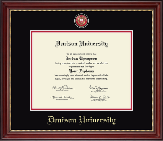 Masterpiece Medallion Diploma Frame