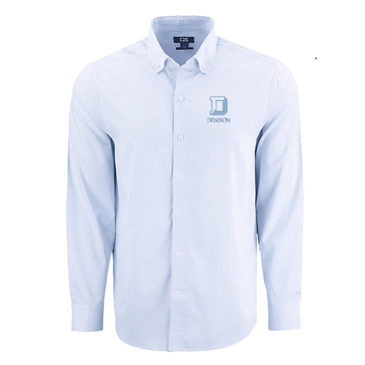 Load image into Gallery viewer, Skyline Eco Pinstripe Button Down Shirt (2 colors available)

