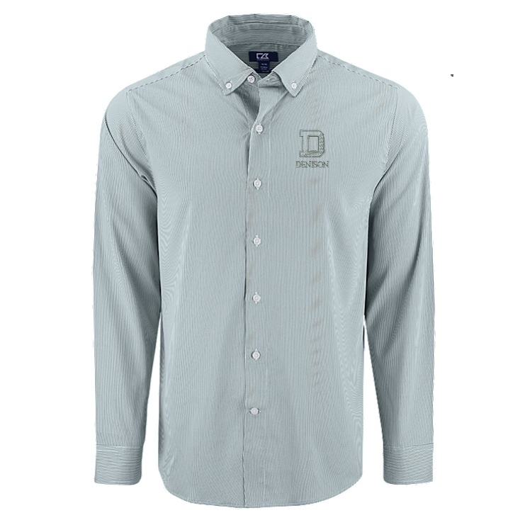 Load image into Gallery viewer, Skyline Eco Pinstripe Button Down Shirt (2 colors available)
