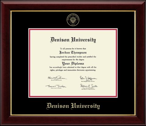 Gold Embossed Diploma Frame