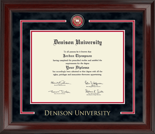 Medallion Showcase Diploma Frame