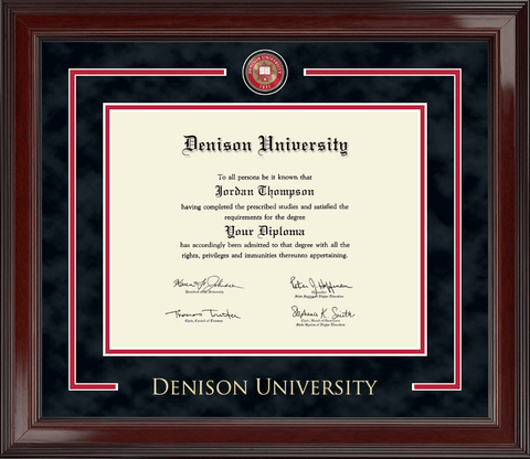 Medallion Showcase Diploma Frame