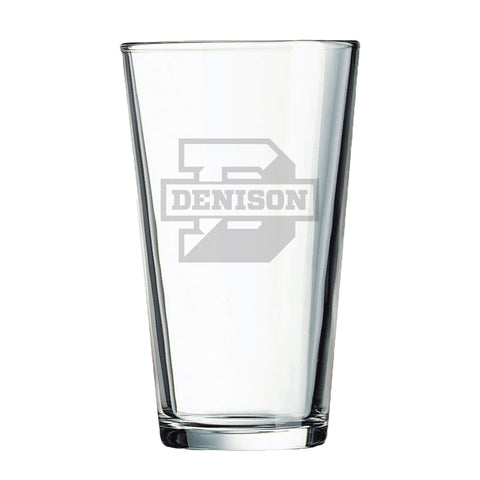 Etched Pint Glass