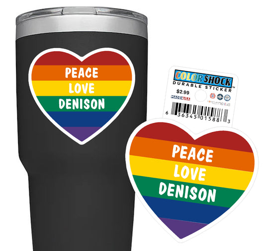 Rainbow Heart Sticker