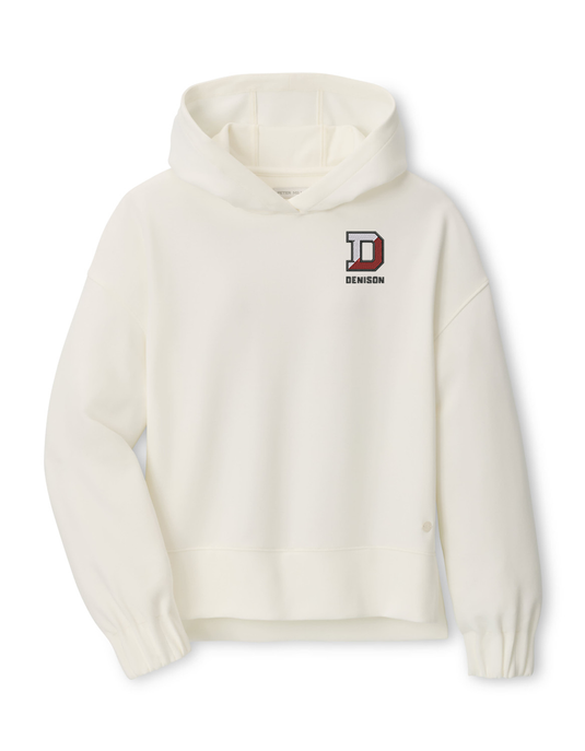 Flora Knit Hooded Sweatshirt