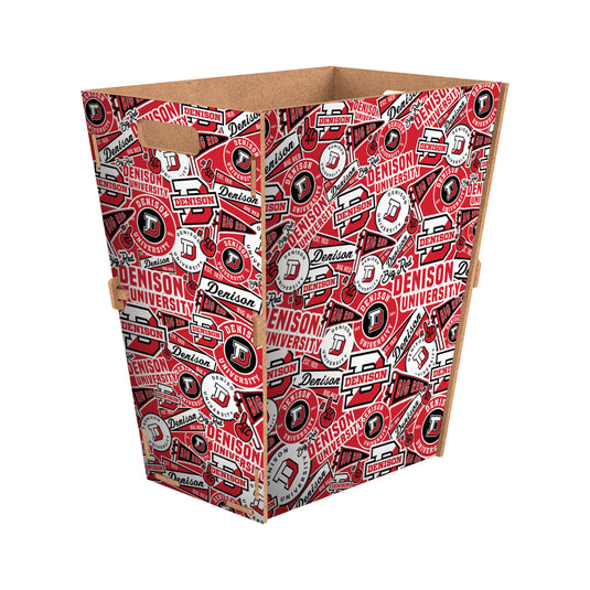 Wooden Buildable Waste Basket