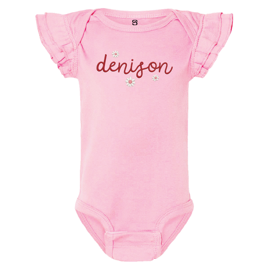 Daisy Flutter Sleeve Onesie
