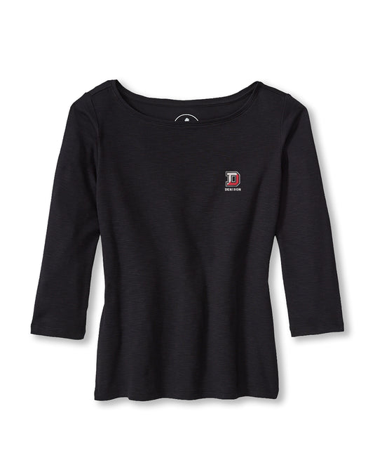 Ashby Isles Bateau-Neck 3/4-Sleeve T-Shirt