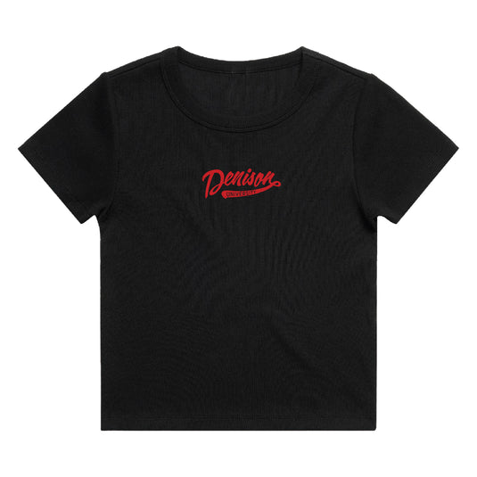 Ribbed Cropped T-Shirt