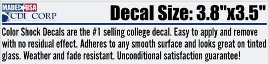 Decal: D W/Denison-gifts-decals-Shop Denison