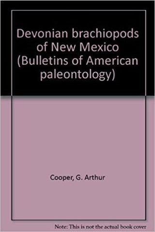 Devonian brachiopods of New Mexico (Bulletins of American paleontology)-gifts-books-Shop Denison