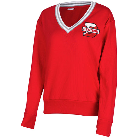 Inspire V-Neck Lightweight Sweater-women-sweatshirts-Shop Denison