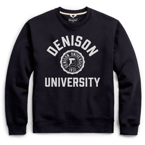 League Essential Crew/Faux Seal-unisex-sweatshirts-Shop Denison