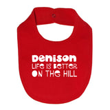 Life Is Better On The Hill Bib-youth-apparel-Shop Denison