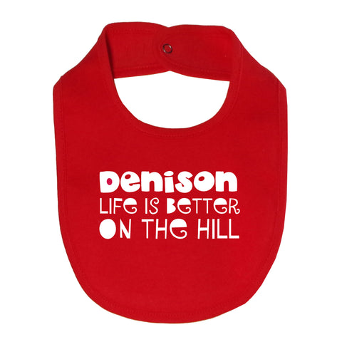 Life Is Better On The Hill Bib-youth-apparel-Shop Denison